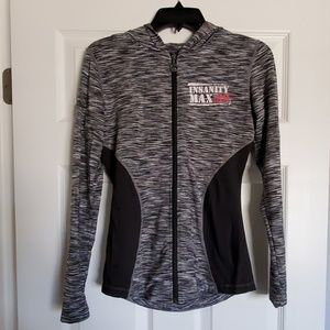 Hooded track jacket